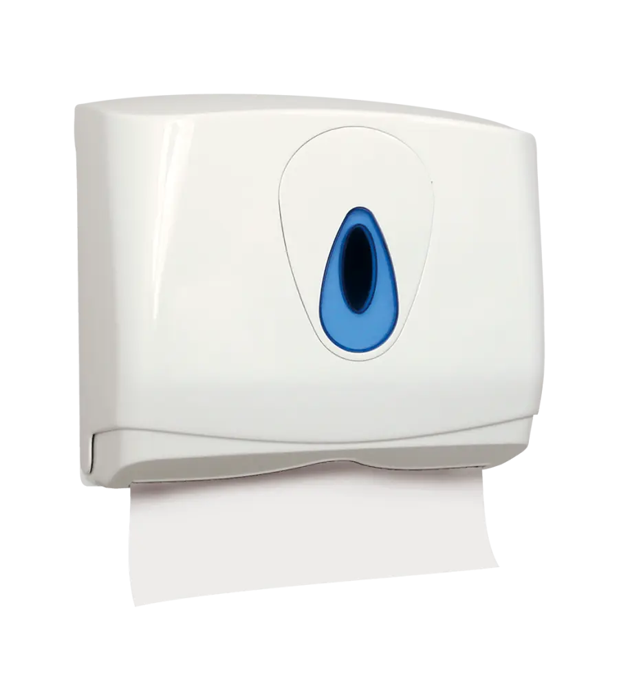 PZ - 2T MINI zásobník plast. na pap. ručníky průzor modrý